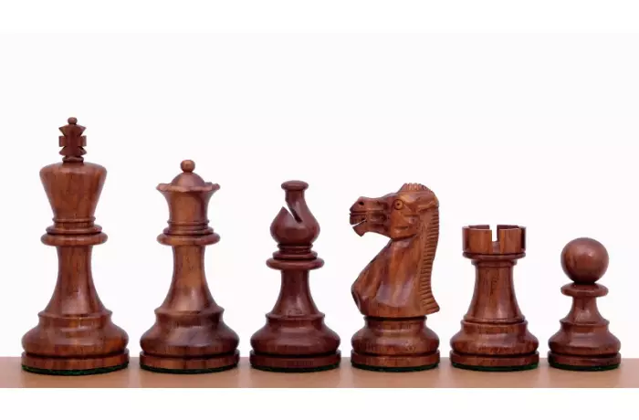 Figury szachowe American Classic Akacja indyjska 3,75 cala